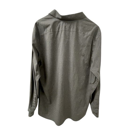 Banana Republic Button Down Shirt Gray Non-Iron Standard Fit Men’s Size XL - Picture 2 of 10